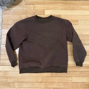 White Fox Boutique Brown Sweatshirt